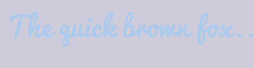 Image with Font Color ACCBEC and Background Color CECCDB